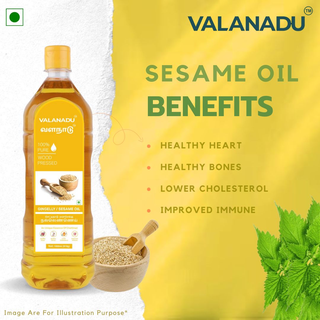 Sesame / Gingelly / Til Oil (Cold Pressed)