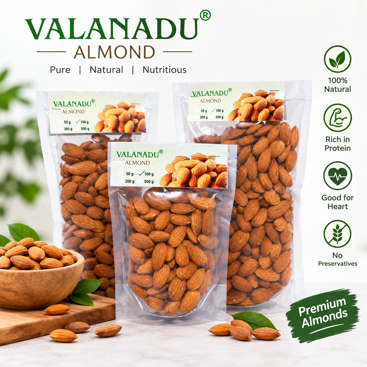 Badam Regular (Almonds California)